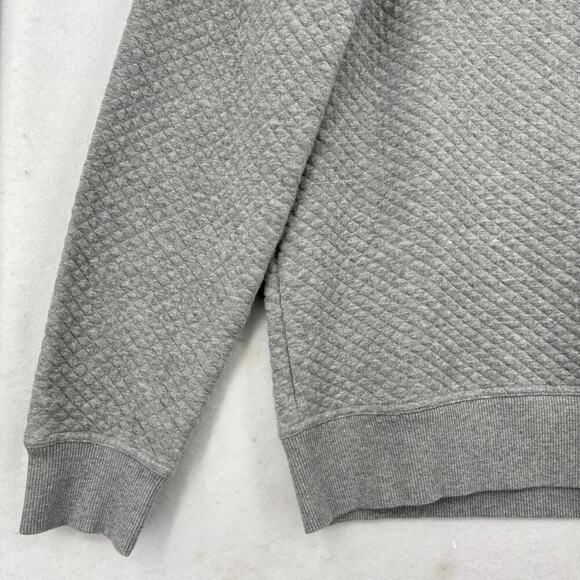 Southern Tide Men's Quarter Zip Pullover Sweatshirt Size S Gray Diamond Quilted - Picture 6 of 12